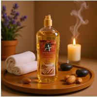 Angelique Massage & Aromatherapy Oil – Enriched with Sweet Almond Oil – 1 Litre